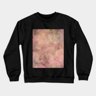 Layered bright pink and beige bubbles Crewneck Sweatshirt